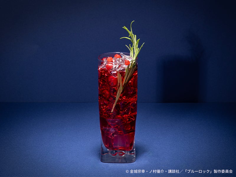 【千切豹馬】クランベリードリンク　税込990円（C）金城宗幸・ノ村優介・講談社／「ブルーロック」製作委員会