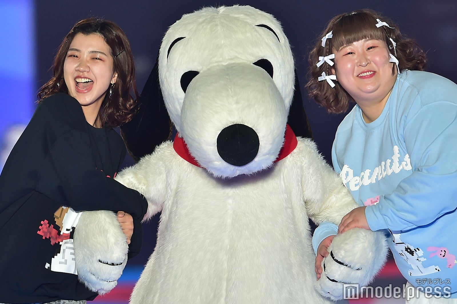 3時のヒロイン福田麻貴＆かなで、スヌーピーと仲良しランウェイ＜関西コレクション 2023 A／W＞