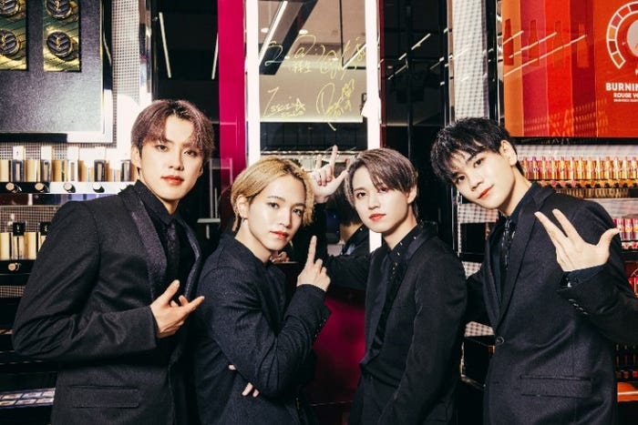 JO1(左から)河野純喜、大平祥生、白岩瑠姫、豆原一成(提供写真)