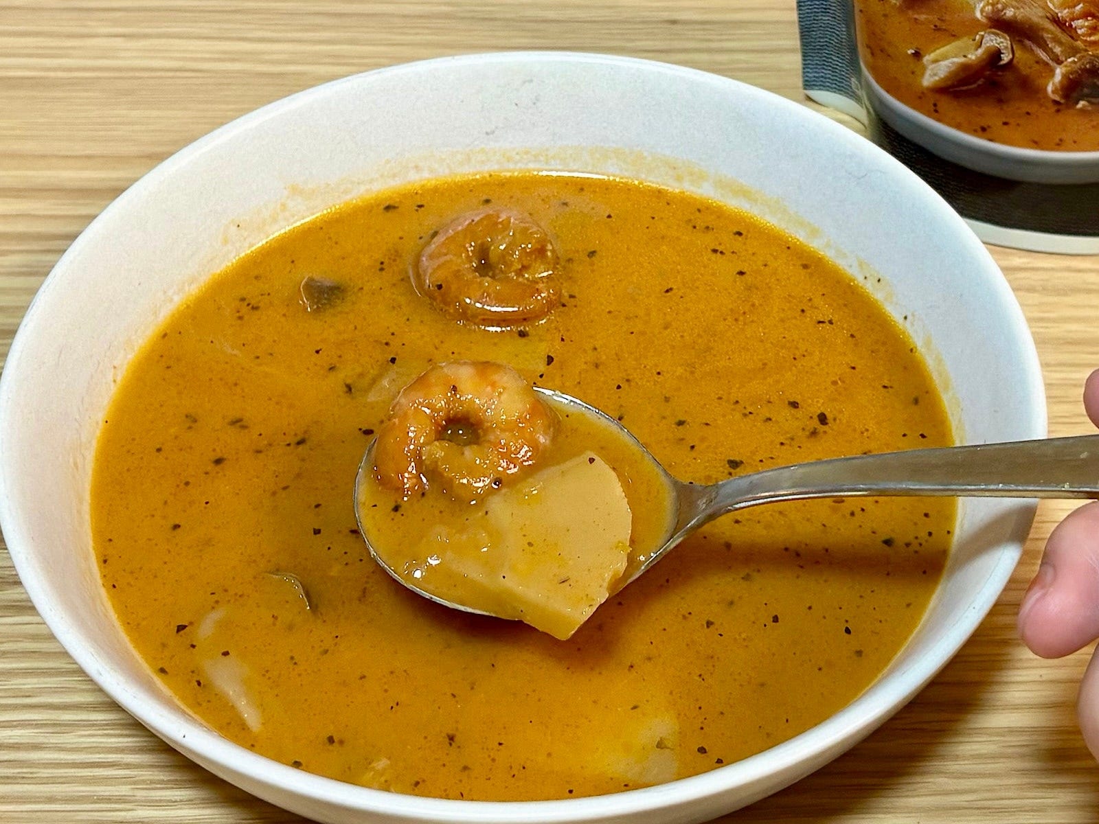 エビの風味が濃厚で香り高いおいしさ。エビ好きにはたまらない！ 