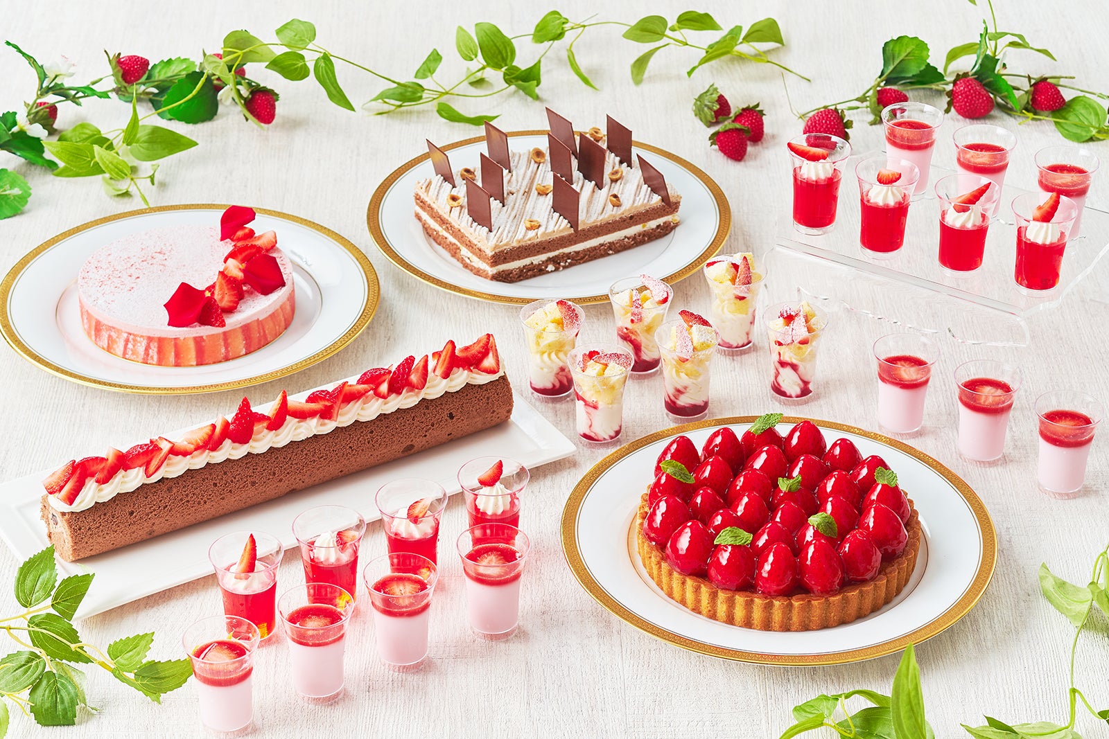 「ストロベリーフェスティバル」苺尽くしスイーツ充実のデザートブッフェ、インターコンチネンタル東京ベイで開催