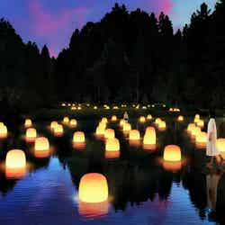 チームラボ 「チームラボ 幽谷隠田跡」茨城, 五浦 (C)チームラボ ※イメージ画像