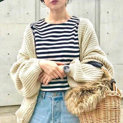 冬コーデにおしゃれに映える♥ ナチュラル可愛い「ファーのかごバッグ」コーデ9選