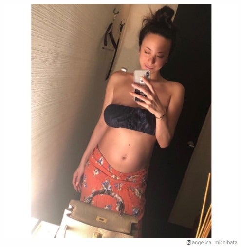 妊娠中の道端アンジェリカ、ふっくらお腹を披露「産まれてくるのが楽しみ」と反響