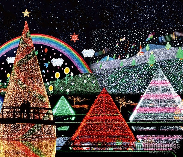 50万人来園の人気イルミがライトアップ 300万球の光がテーマごとに変化
／画像提供：足利フラワーリゾート【モデルプレス】