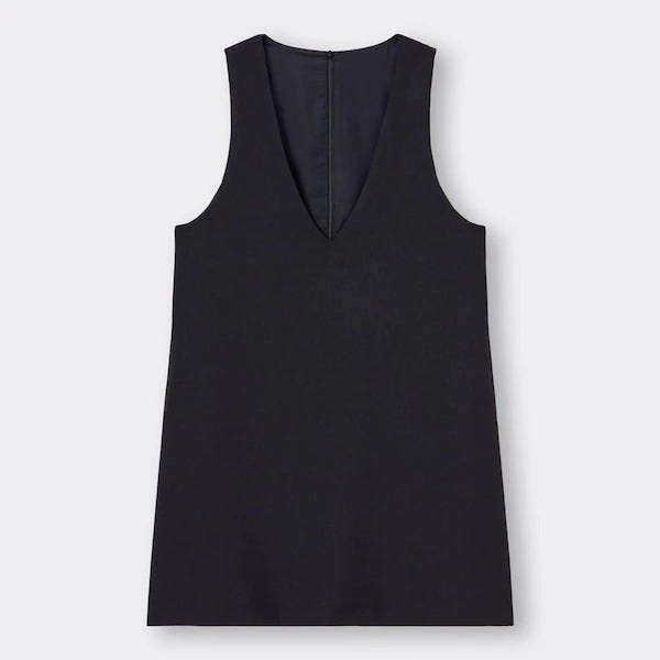 ユニクロ　uniqlo　レディース　おすすめ　オススメ　コスパ　2023　冬　ワンピース　ミニジャンパードレス　ジャンパードレス　ジャンパースカート　ジャンスカ