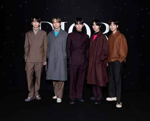 TXT・北村匠海・横浜流星ら、ディオール纏い集結 パリで開催「 ウインターメンズコレクションショー」参加