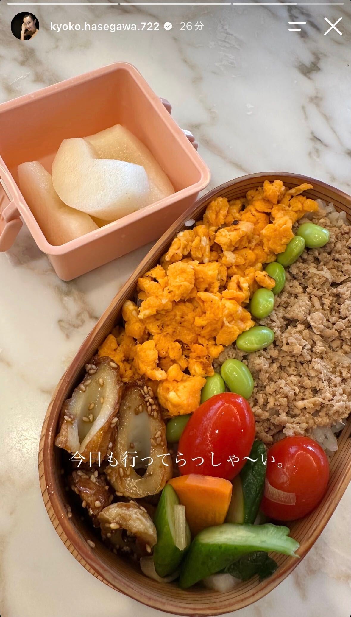 長谷川京子Instagramストーリーズより