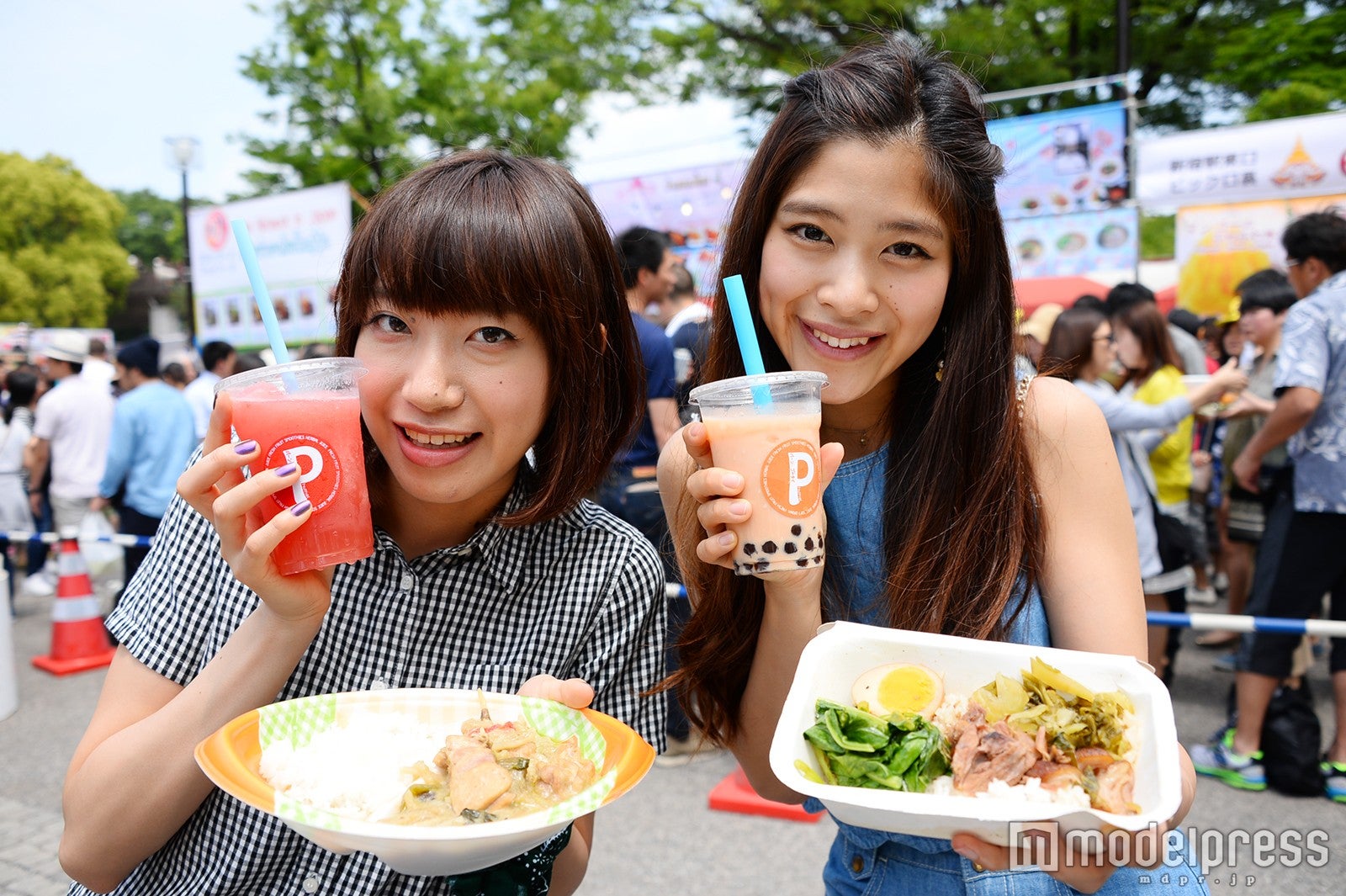 Re:ガールズ（左から）千畝あずみ、ayumi（C）モデルプレス