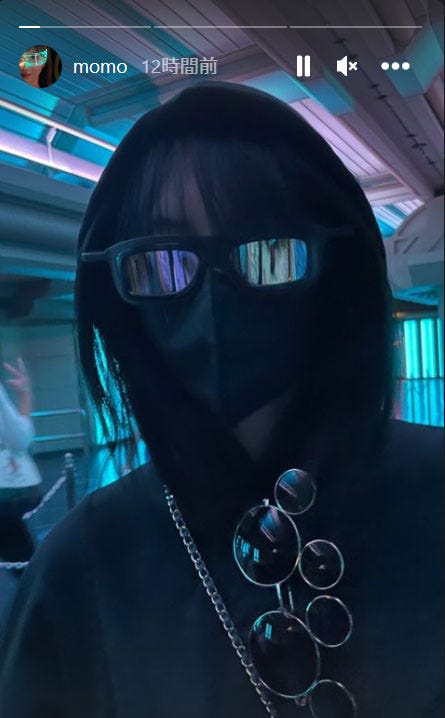モモInstagramストーリーズより
