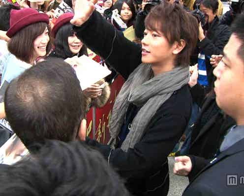 佐藤健、台湾上陸 現地ファン殺到でパニック状態に