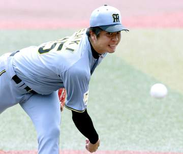 阪神・才木 101球粘投も6勝目ならず 「2点取ってもらって同点にされてるんで、うーん」「いろいろ反省」6回4安打2失点