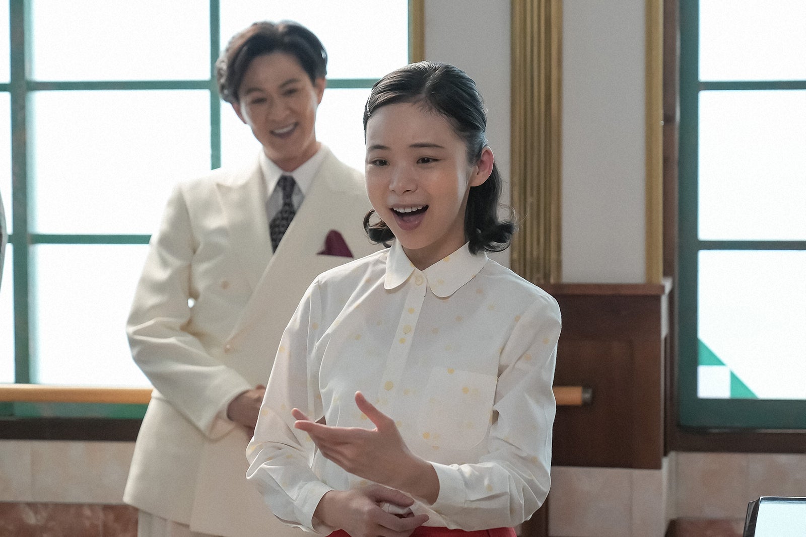 新納慎也、趣里「ブギウギ」第27話（C）NHK