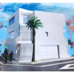 川崎希が以前公開した新居の外観構想／川崎希オフィシャルブログ（Ameba）より