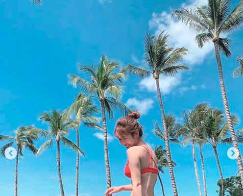 くみっきー、夫が撮影した“ビキニでインスタ映え”の裏側に反響