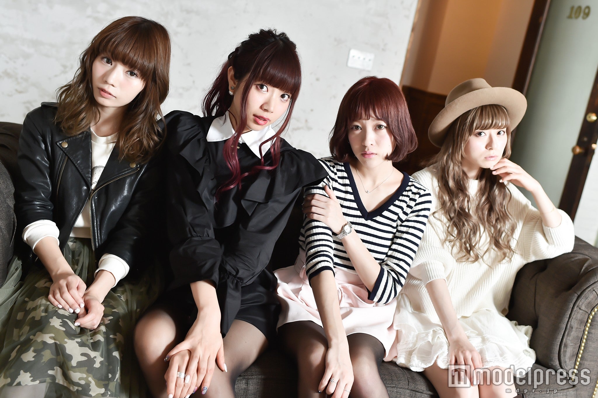 Silent Siren（左から）あいにゃん、ひなんちゅ、すぅ、ゆかるん／（C）モデルプレス