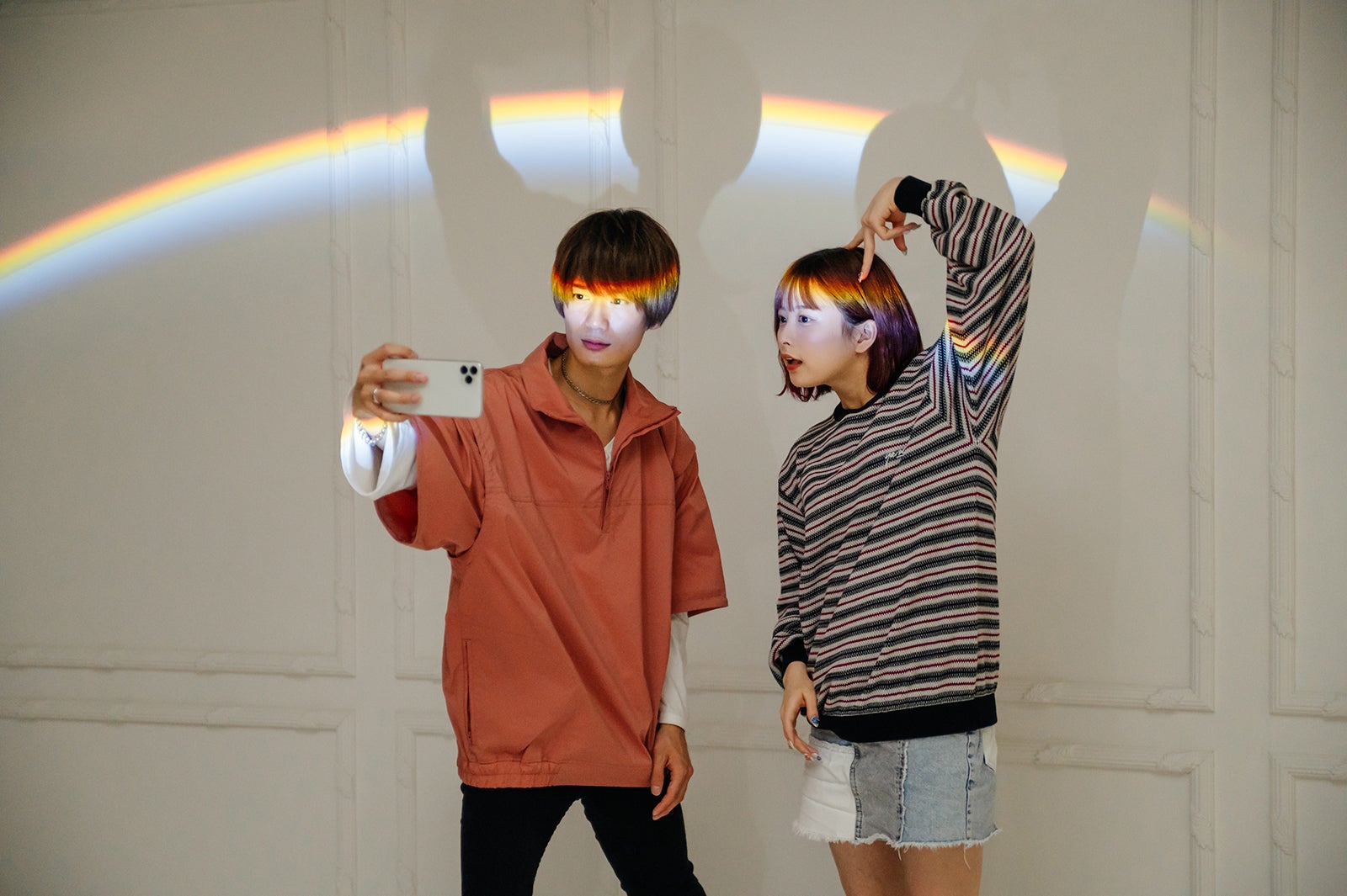 堀海登、加藤乃愛「虹とオオカミには騙されない」第9話（C）AbemaTV, Inc.