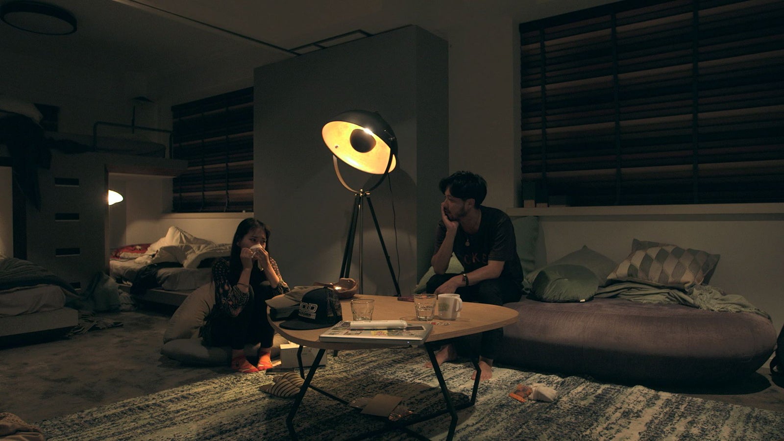 春花、健司「TERRACE HOUSE TOKYO 2019-2020」9th WEEK（C）フジテレビ／イースト・エンタテインメント