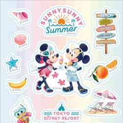 オリジナルデザインのシール(C)Disney