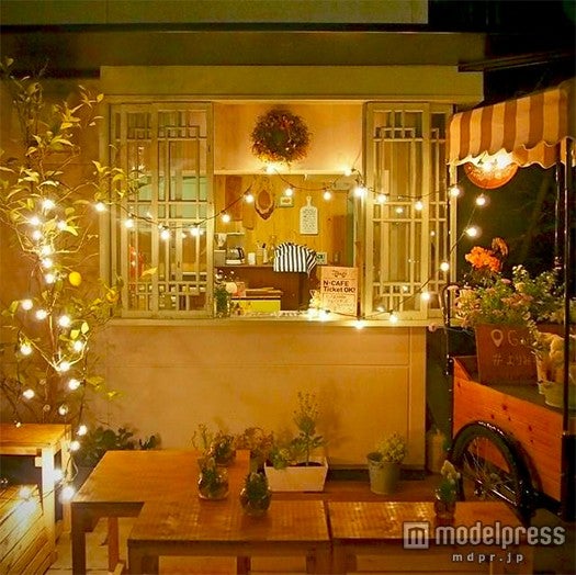 夜のデートにもぴったりな雰囲気／画像提供：Garten