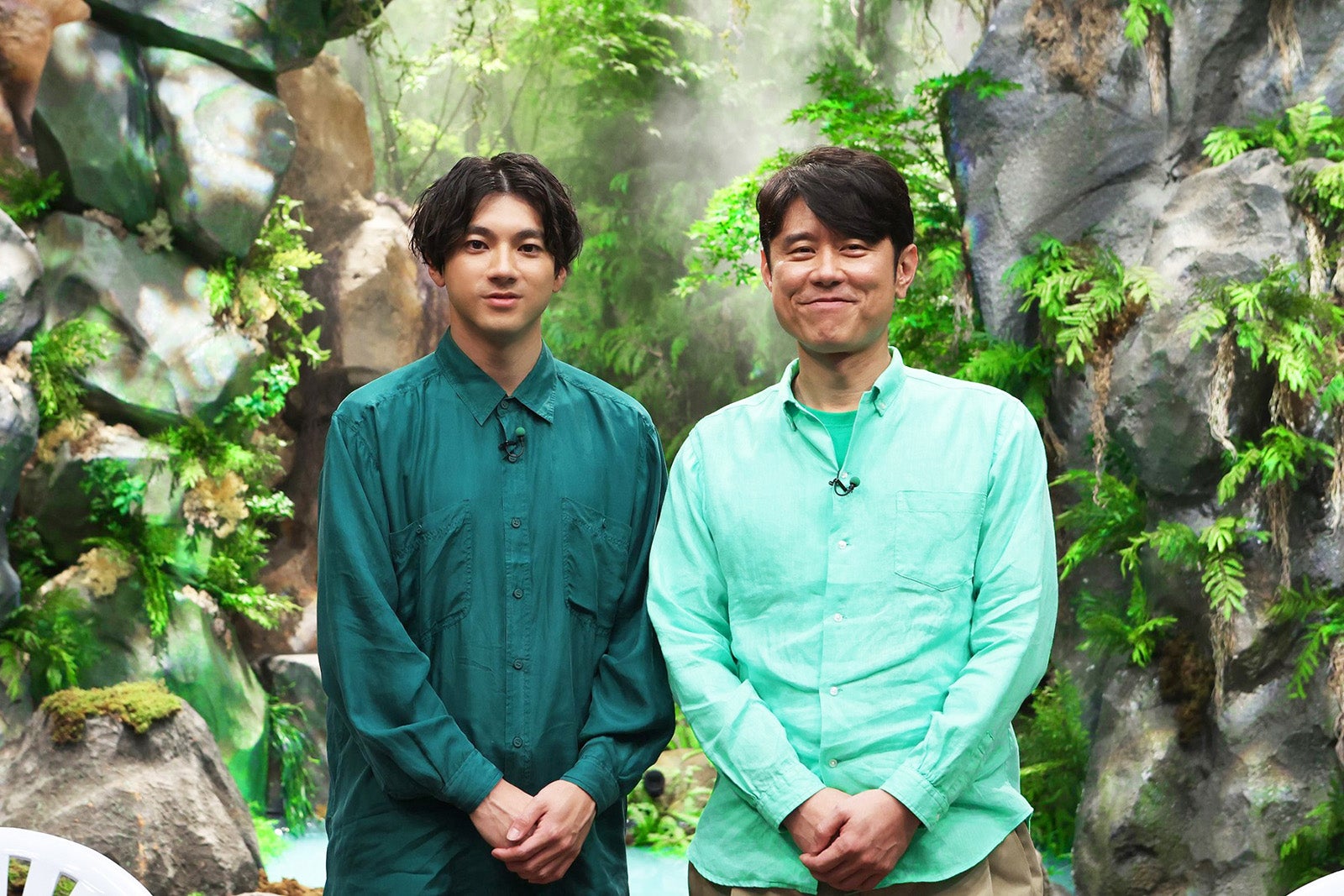 （左から）山田裕貴、原田泰造（C）フジテレビ