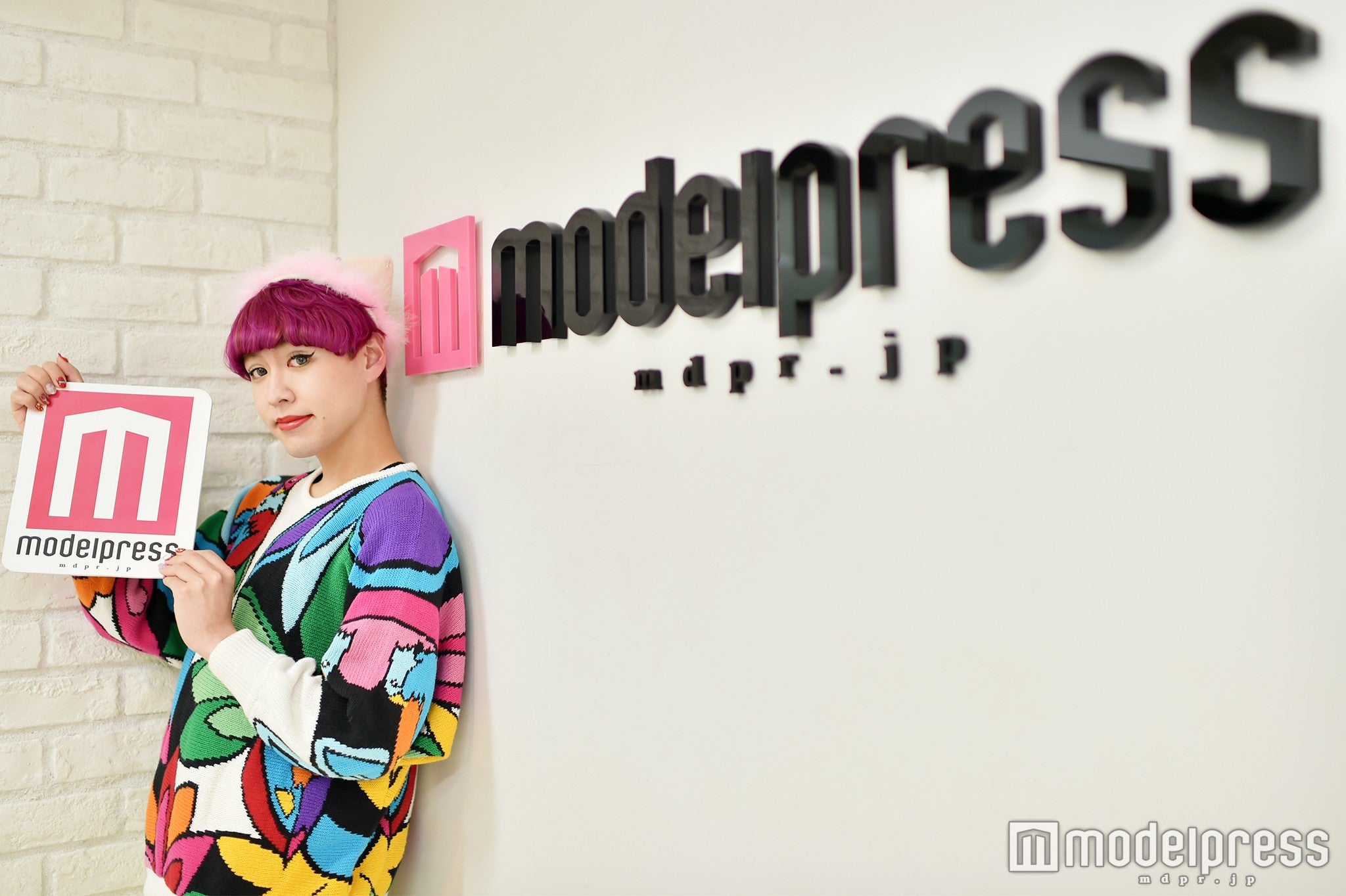 モデルプレスに来社！（C）モデルプレス