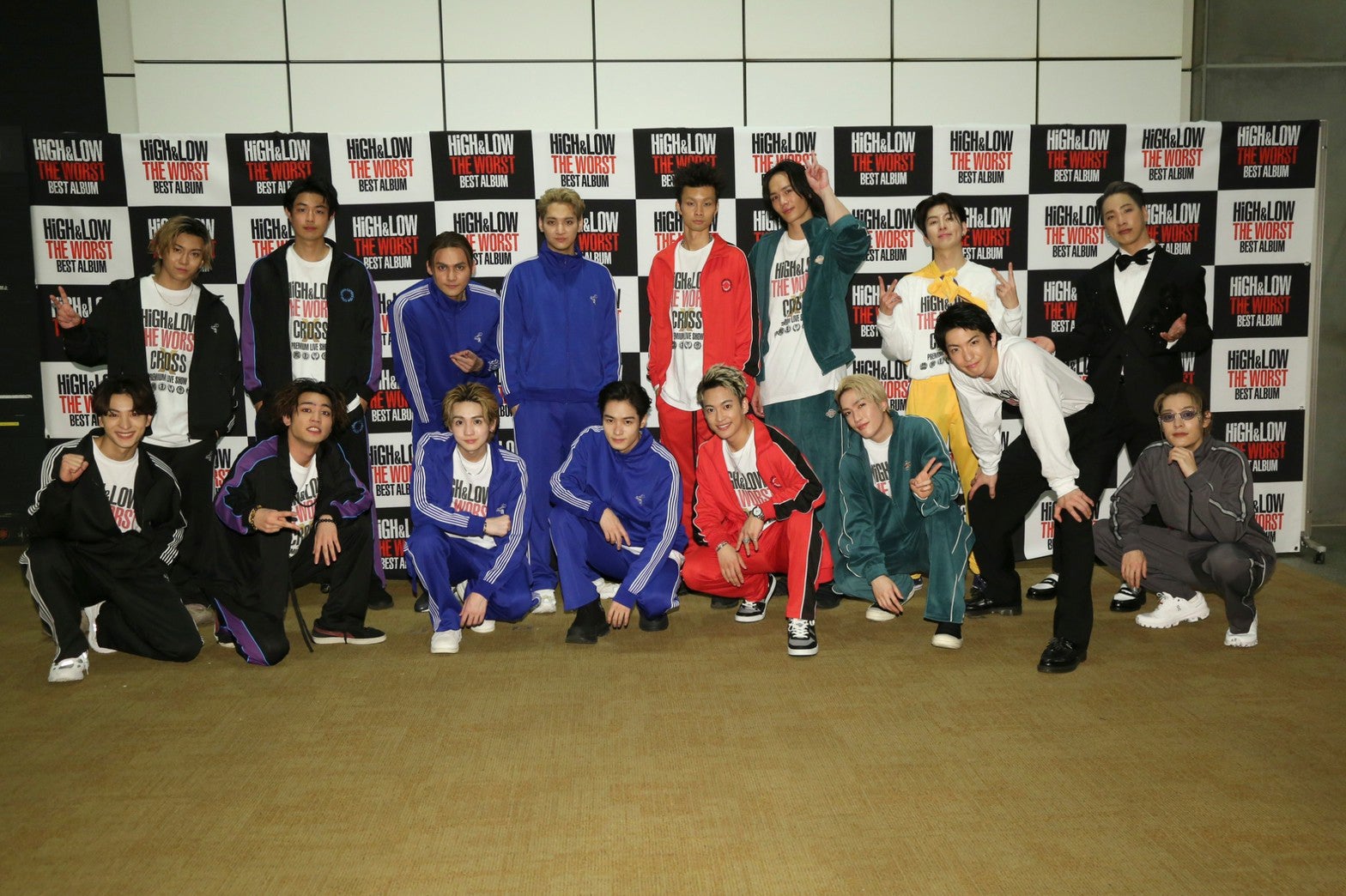 「HiGH＆LOW THE WORST X」キャスト（C）2022「HiGH&LOW THE WORST X」製作委員会（C）高橋ヒロシ／秋田書店）HI-AX