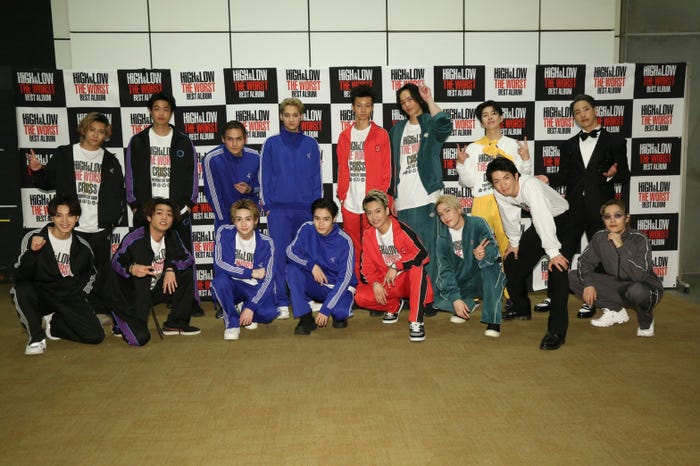 「HiGH&LOW THE WORST X」キャスト(C)2022「HiGH&LOW THE WORST X」製作委員会(C)高橋ヒロシ/秋田書店)HI-AX