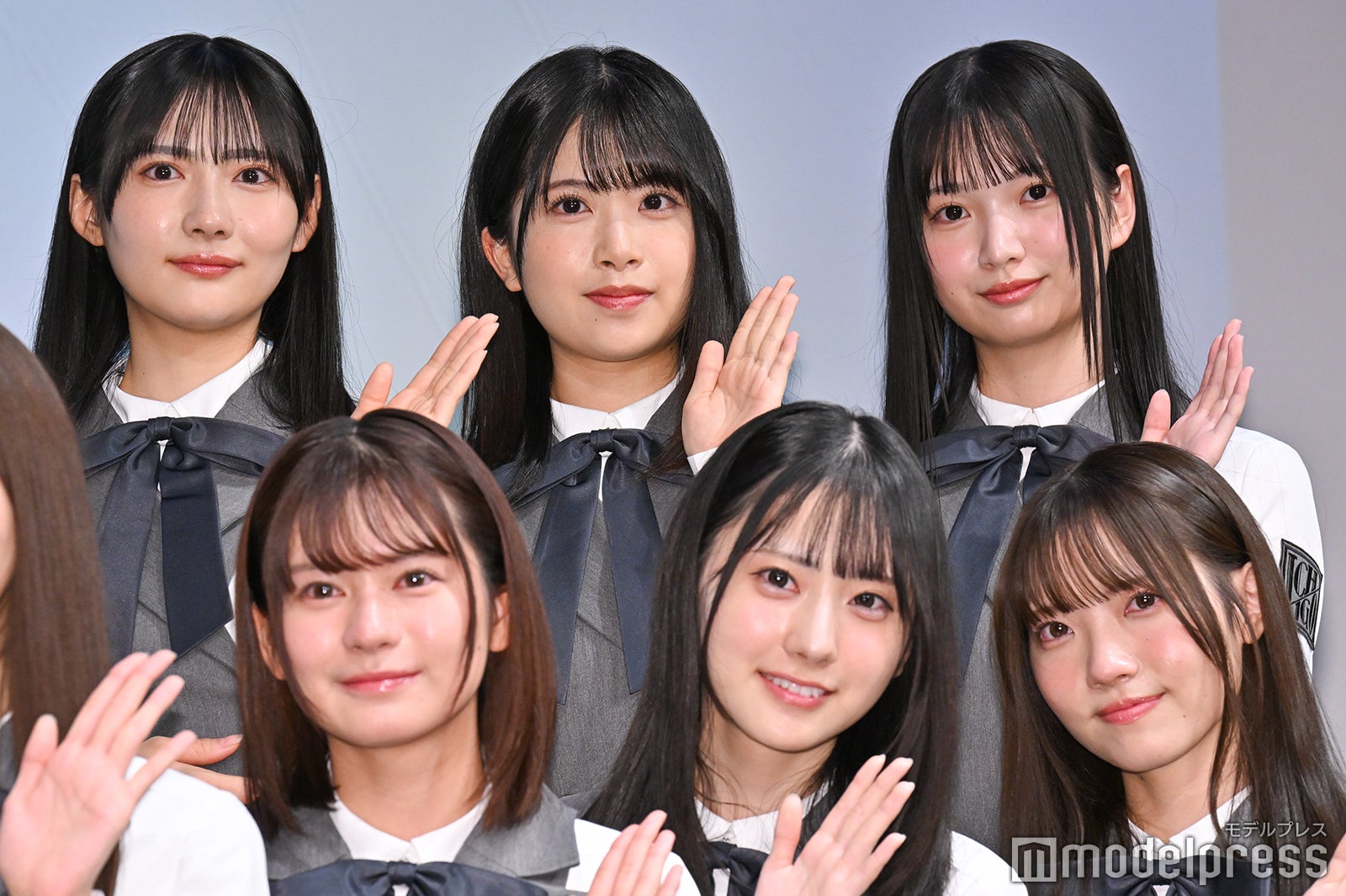 「Rain Tree」（後列左より）サナ、キナコ、イチゴ（前列左より）タマ、コトリ、カワチャン（C）モデルプレス