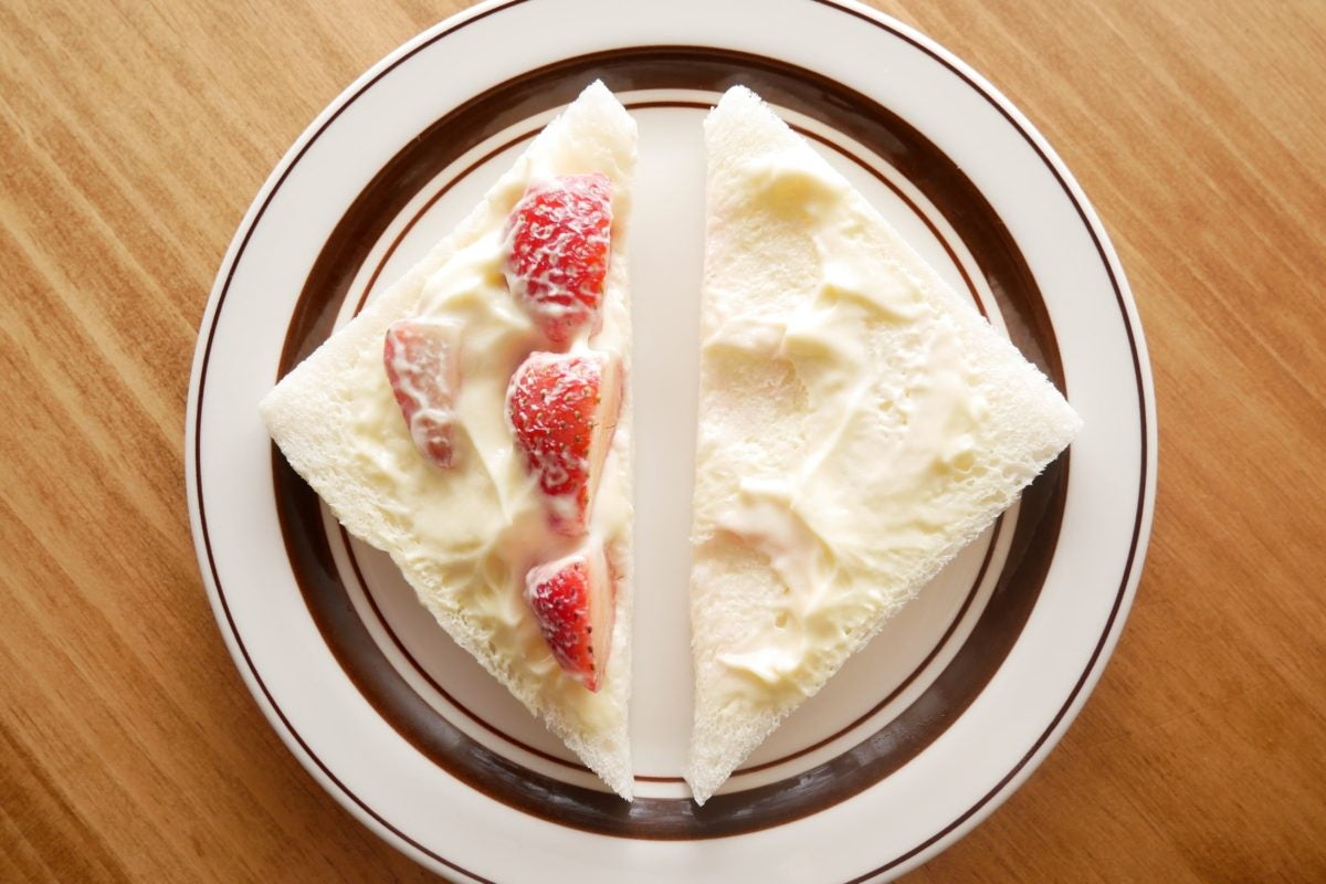 いちごカスタードサンド