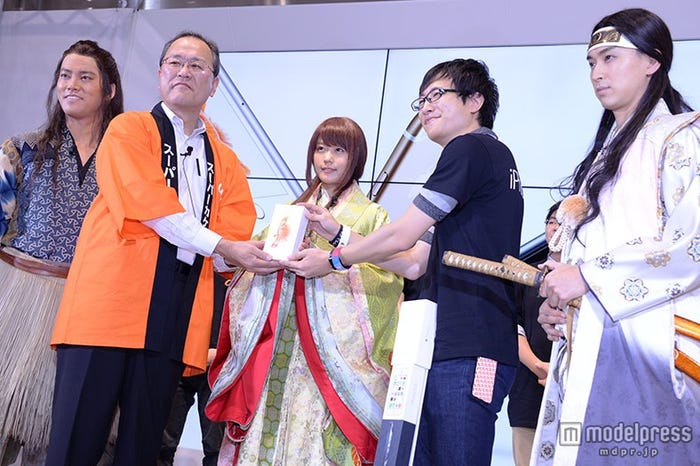 松田翔太、有村架純、桐谷健太/KDDIセレモニーの様子