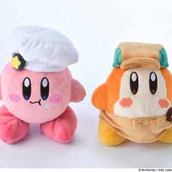 カービィカフェ ぬいぐるみカービィ(S)/ワドルディ(S)【価格】各1,800円(税別)(提供写真)