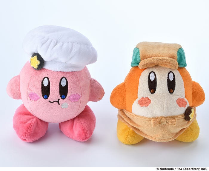 カービィカフェ ぬいぐるみカービィ(S)/ワドルディ(S)【価格】各1,800円(税別)(提供写真)