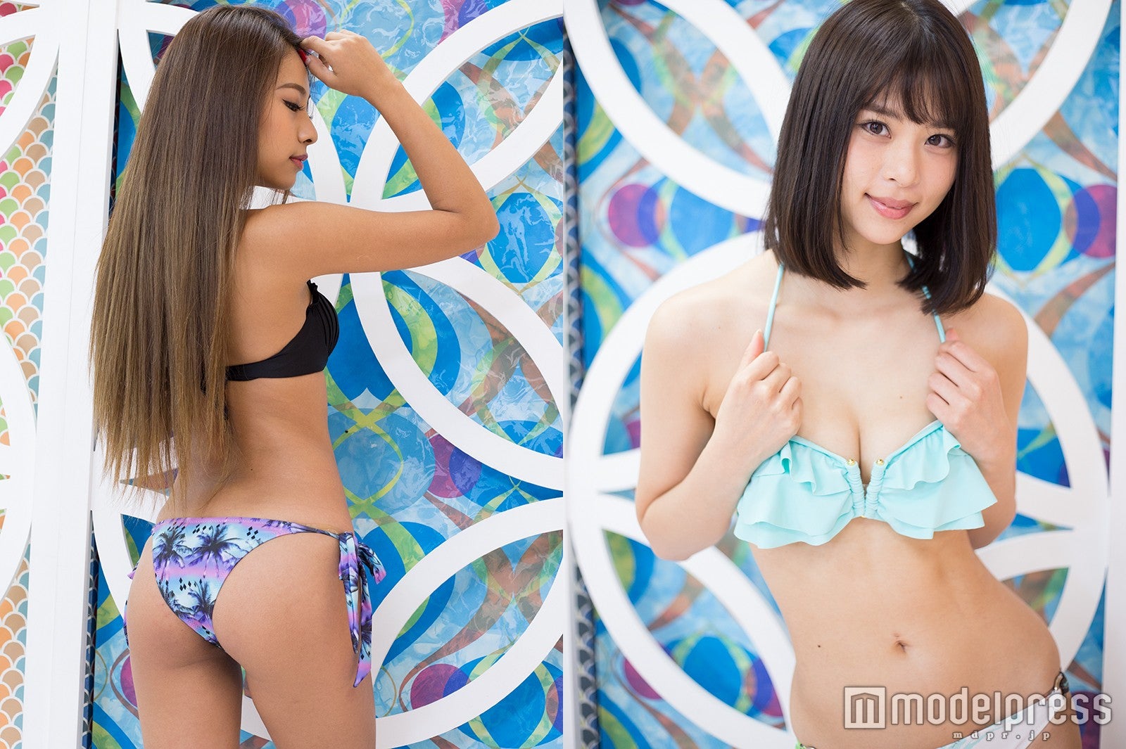 ヒップ強調SEXYブラジリアン水着、谷間くっきりV字ビキニ…美ボディにうっとり＜深夜のトレンド水着ファッションショー＞