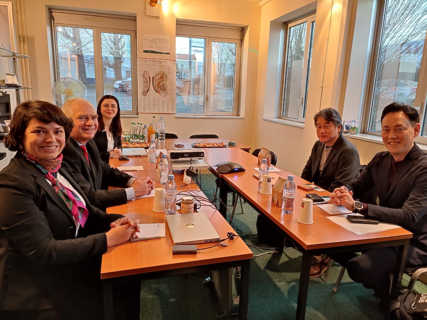 岩田真人氏／フランス Sedatelec社訪問時の様子（提供素材）