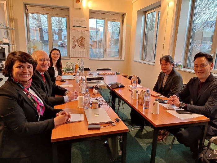 岩田真人氏/フランス Sedatelec社訪問時の様子(提供素材)