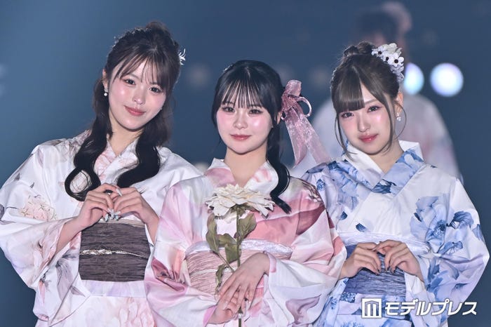 (左から)おさき、さくら、MINAMI