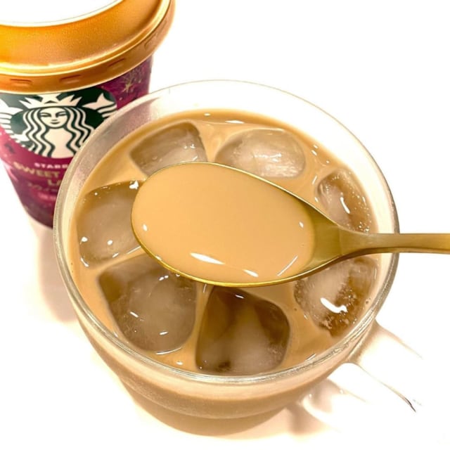 スタバのスウィートポテトラテ