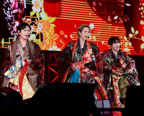 NEWS、増田貴久が長年温めた壮大演出・花魁姿へ1分で変身…20万人動員ツアーで見せた進化 揺るぎない「3人」と「事務所の伝統」25周年に向けた構想も