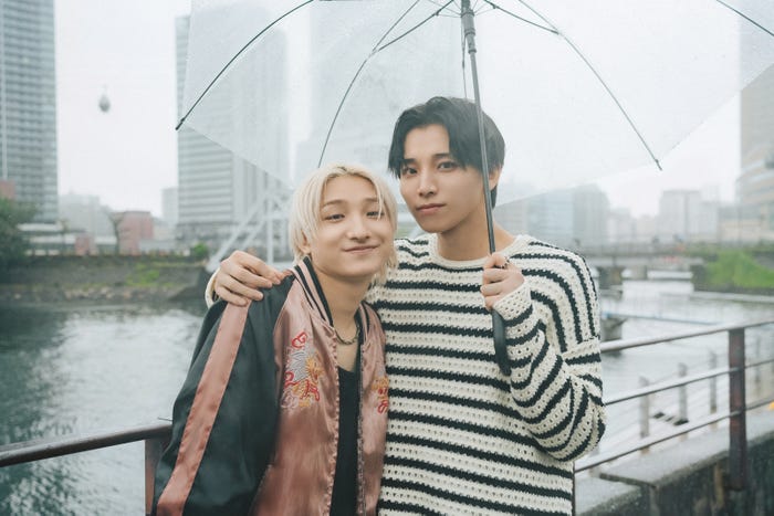 高尾楓弥、高尾颯斗/オフショット(C)映画「BATTLE KING!! Map of The Mind」製作委員会