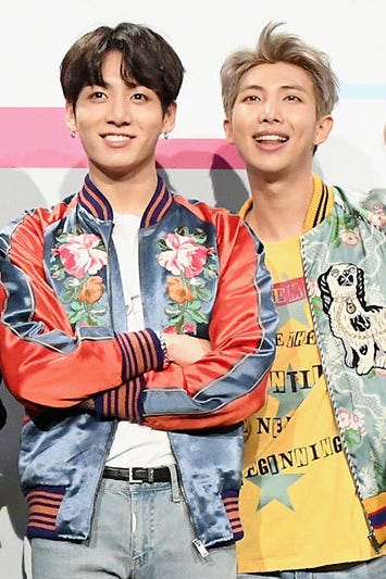 ジョングク、RM/photo by Getty Images