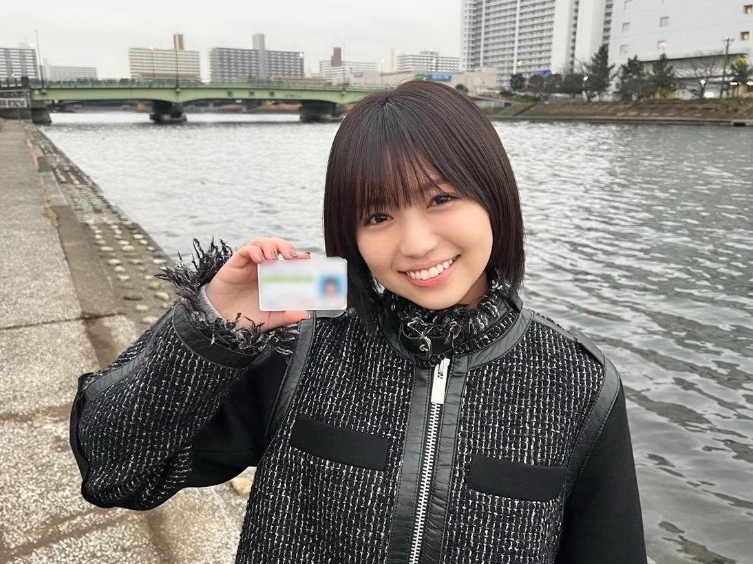 大原優乃、MT車の運転免許取得を報告 免許写真公開にも注目集まる「さすがの可愛さ」「すごいクオリティー」