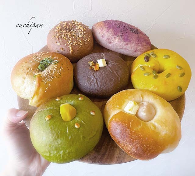 たくさんのベーグル