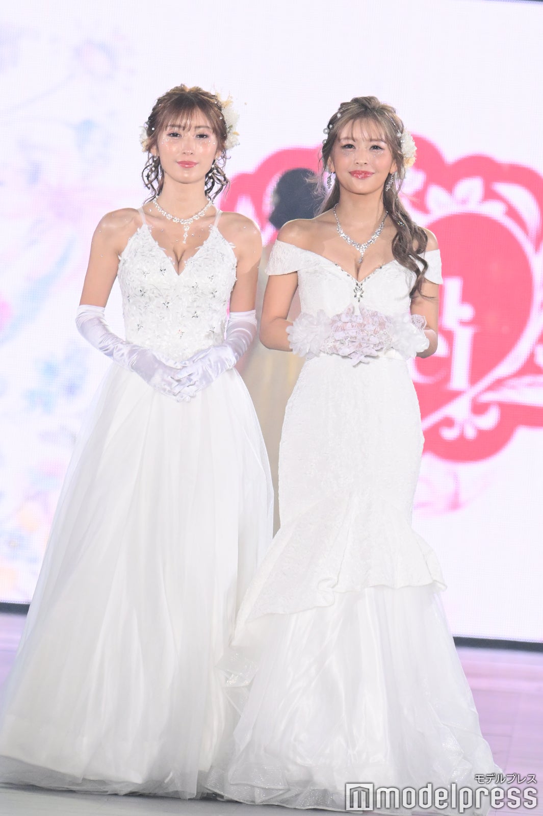 愛沢りん、椿かぐら「関コレ 2023 S／S」より（C）モデルプレス