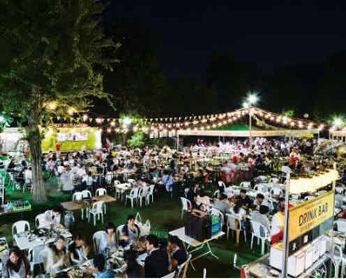 「森のビアガーデン」明治神宮外苑で開催、緑に囲まれBBQ&クラフトビールが充実