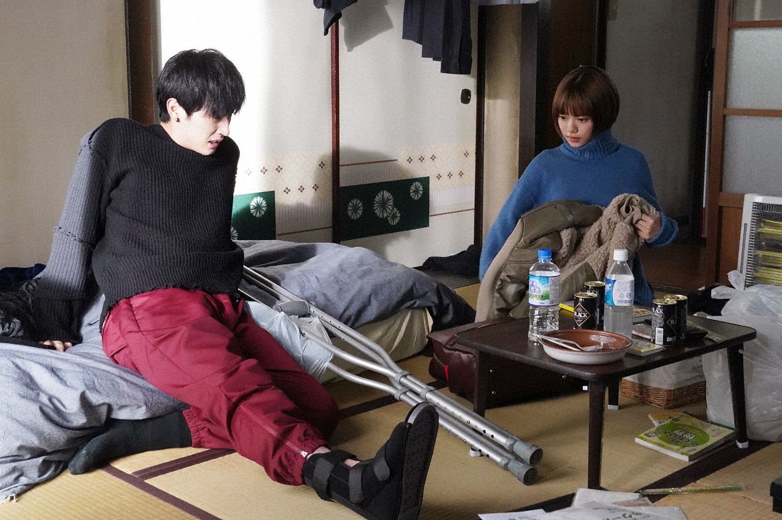 杉野遥亮、杉咲花  「恋です！～ヤンキー君と白杖ガール～」第9話より（C）日本テレビ