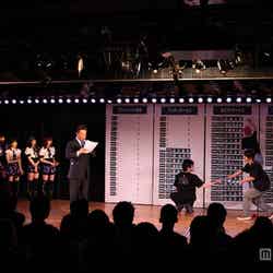 「AKB48 27thシングル 選抜総選挙 ～ファンが選ぶ64議席～」の初日開票速報が行われた東京・秋葉原のAKB48劇場風景