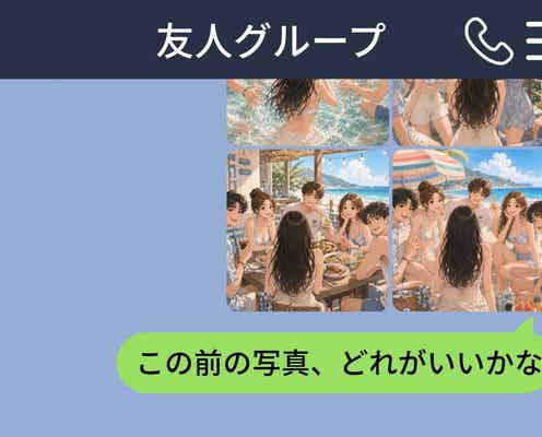 後ろ姿の彼女ばかり選んで送った俺が、最後まで送れなかった一枚