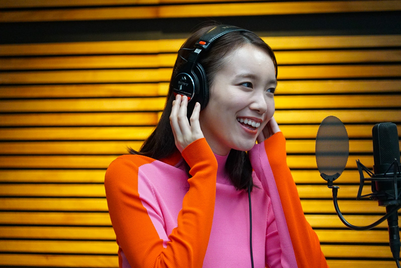 飯豊まりえ／新TVCMメイキングより（提供写真）