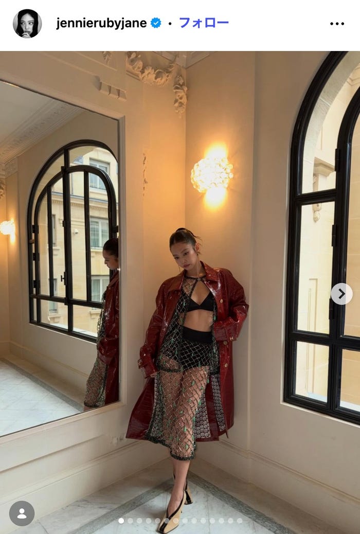 ジェニーInstagramより